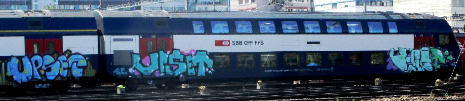 UPSET graffiti train zuerich