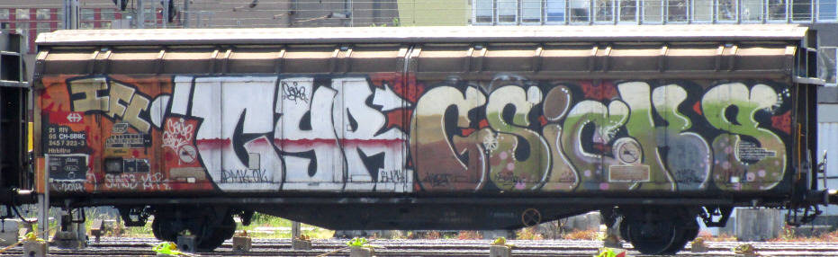 IFC CYR SBB-gterwagen graffiti