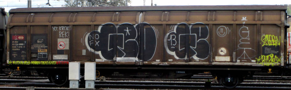 GEO SBB-gterwagen graffiti