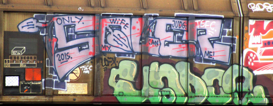 SOLER SBB-gterwagen graffiti