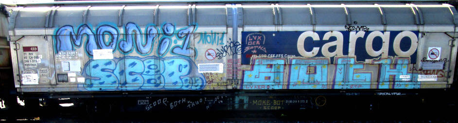 MONI 1 graffiti SBB-gterwagen freight train graffiti zuerich switzerland