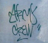 ARMY CREW graffiti tag zrich