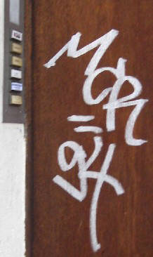 MCR 94 graffiti tag zrich