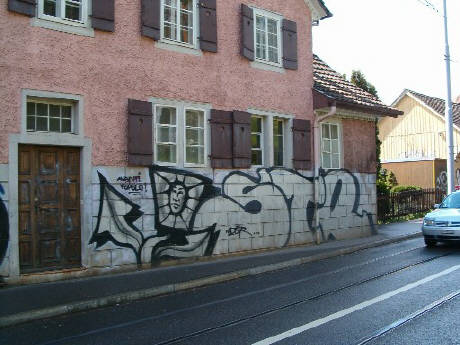 STR graffiti Zrich Wipkingen Hnggerstrasse