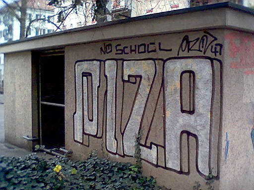 PIZA graffiti zrich