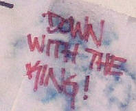 Down with the King.