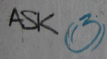 ASK graffiti tag zrich DOPE graffiti tag zrich